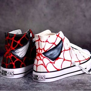 spiderman converse shoes